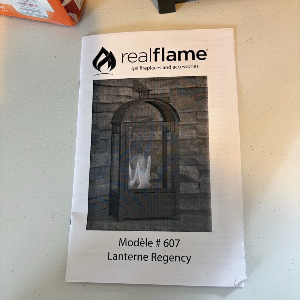 Luminara Real Flame Effect Candle Black Outdoor Lantern Regency 607 new open box - Picture 7 of 9